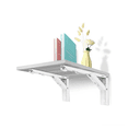thumbnail image 2 of Soporte Ménsula Blossom  Brazo P/repisa Abatible Plegable Par blanco, 2 of 5