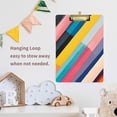 thumbnail image 4 of FORMRS Acrylic Clipboard with Low Profile Clip Standard A4 Letter Size, 12.5" x 9", Color Striped, 4 of 8