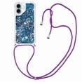 thumbnail image 1 of Funda FOXDOCK para iPhone 16 Plus con Cuerda Ajustable, Brillo Líquido, Protección Antigolpes y Lente – Ideal para Regalo, 1 of 6