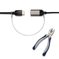 thumbnail image 1 of Cable Lock TetherTies, resistentes, para ordenadores, color plateado, paquete de 60, 1 of 7