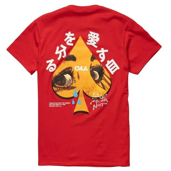CVLA Love Me or Not Men's Red T-Shirt (Medium)