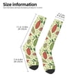 thumbnail image 2 of KLL Finger Lime Fruits Print Cool Socks Men's Women's Crew Socks Funny Crazy Novelty Stockings, 2 of 6