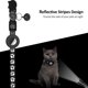 thumbnail image 5 of BR Collar para gato reflectante amarillo con cierre de seguridad y soporte para Airtag - 1 cm de ancho, 5 of 5
