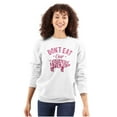 thumbnail image 3 of Dont Eat Friends Vegan Vegetarian Sweatshirt for Men or Women Brisco Brands L, 3 of 5