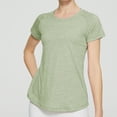 thumbnail image 5 of Cqxid Clothing Under $10 Moisture Wicking Shirts for Women Quick Dry Athletic Running Short Sleeve T Shirts Womens Crew Neck Workout Tops Green, 5 of 7