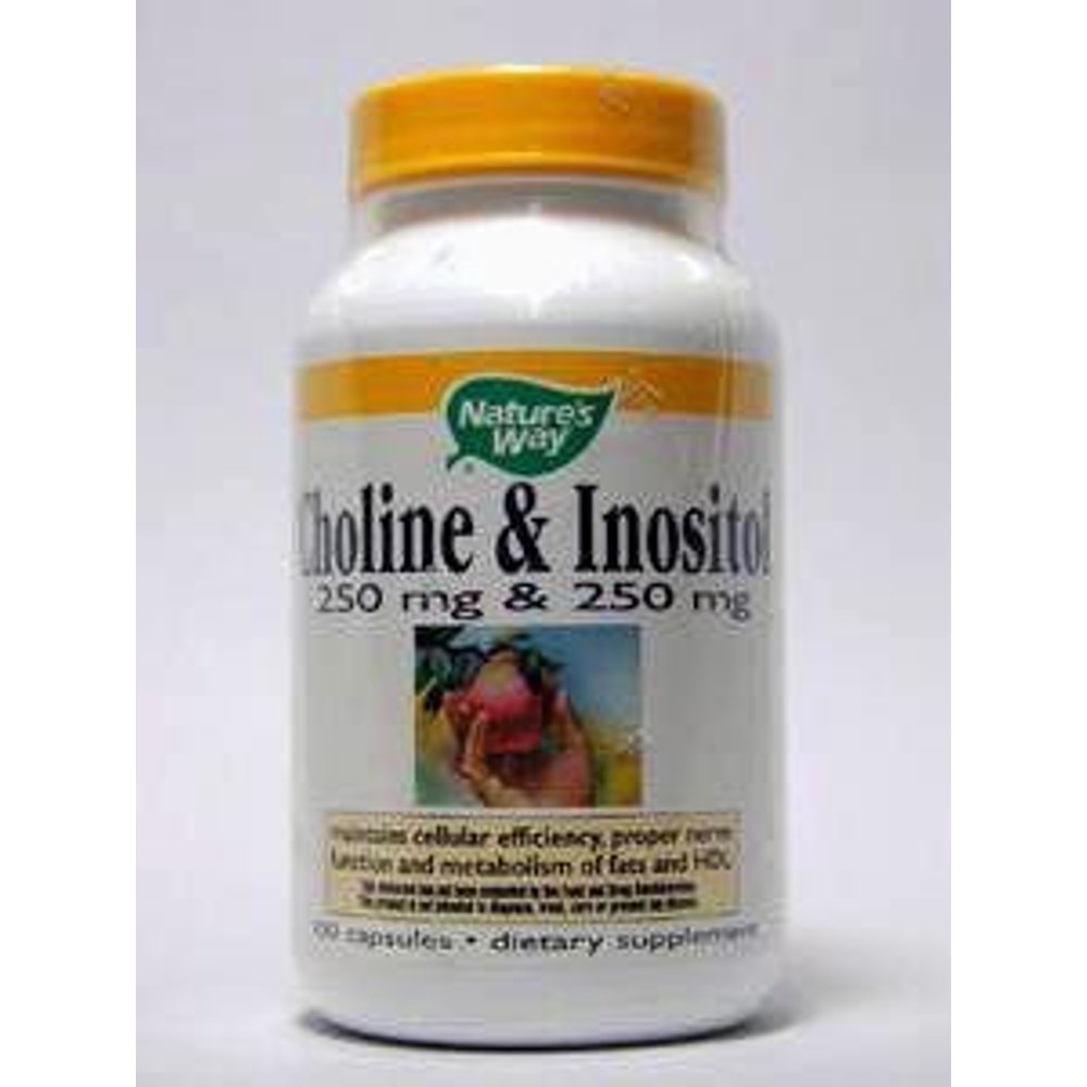 Nature's way choline and inositol 100 capsules