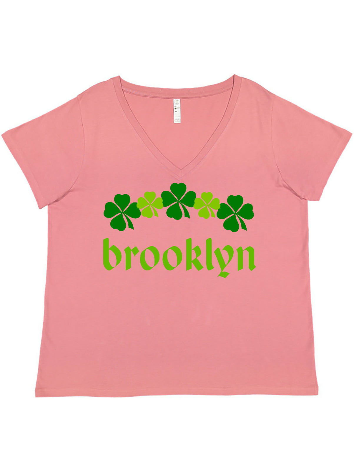 Inktastic Brooklyn York Adult Women's Plus Size V-Neck Mauve 4X -