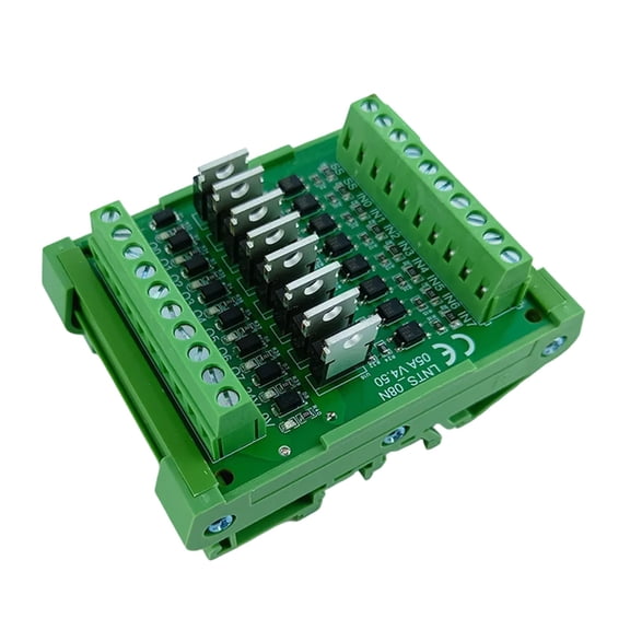 8 Channel PLC DC Increase Board 5A 12/24VDC NPN Output Industrial Control Module