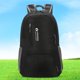 thumbnail image 4 of Mochila Plegable Mochila plegable de nailon con correa ajustable para el hombro, mochila de viaje (negro), 4 of 6