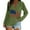Green, variant on Seductiva Women's Oversized Long Sleeve T Shirts 2025 Women's Fashionable and Casual V Neck Retro Printed Long Sleeve Top T Shirt Loose Fit Lightweight Tunic Shirts Womens Summer Tops