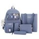 thumbnail image 2 of 4pcs Kawaii Mochilas Adolescente Niñas Escuela Mochila Bolsas de Hombro (Azul) Tmvgtek Para estrenar, 2 of 9
