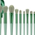 thumbnail image 5 of Juego de brochas de maquillaje ANGGREK 13 uds Kit de Herramientas de brochas de Mezcla Suave verde, 5 of 5