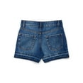 thumbnail image 2 of Wonder Nation Girls Frayed Hem Shorts, Sizes 5-18, 2 of 3