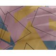 thumbnail image 4 of oneOone Georgette Viscose Fabric Rectangle & Triangle Geometric Print Fabric By The Yard 42 Inch Wide, 4 of 4