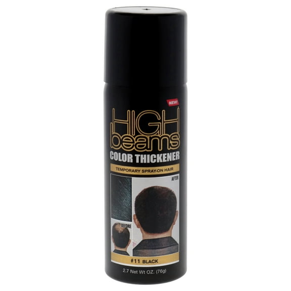Salon Grafix High Beams Color Thickener Temporary Spray - Black , 2.7 oz Hair Color