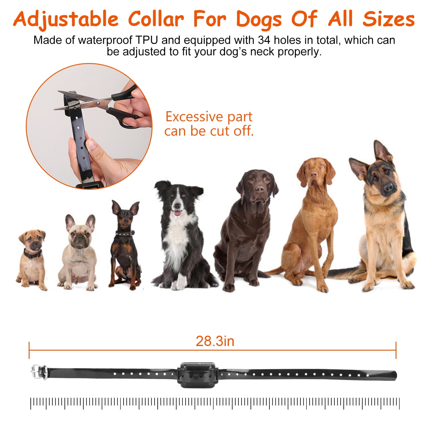 TeqHome Underground Dog Fence System with 100 Adjustable Levels IPX7 Waterproof Rechargeable 1 Receiver for All-Sizes Dog Covers up to 0.75 Acre