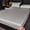 Gray, variant on Konghyp Ice Silk Fitted Sheet, Breathable Bed Sheet, Cooling Mattress Cover, Summer Comfort Bed Linen, Washable and Durable Bedding, Soft Touch Sleep Essentials, 79×71in