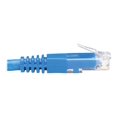 thumbnail image 4 of Tripp Lite Up-Angle Cat6 Gigabit Molded UTP Ethernet Cable (RJ45 Right-Angle Up M to RJ45 M), Blue, 15 ft. - Patch cable - RJ-45 (M) to RJ-45 (M) up-angled - 15 ft - UTP - CAT 5/5e/6 - molded, stranded - blue, 4 of 5