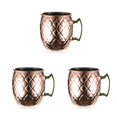 thumbnail image 1 of Matsuzay Taza de acero inoxidable de 550ml para agua, vino, café, taza para beber con asa, tazas de gran capacidad, lavable, para viajes, bronce No.01 3piezas Matsuzay CBP192718, 1 of 6