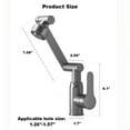 thumbnail image 6 of RLUETIME Faucet, 360° Swivel, Spray Pattern, Stainless Steel for Kitchen and Bathroom, Gray, 6 of 6