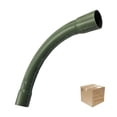 thumbnail image 1 of 40 Pzs Codo Curvo 90° Conduit Verde Pvc Pesado 1 C/ Cople verde 1 pulgada, 1 of 5