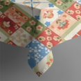 thumbnail image 4 of Pioneer Flower Floral Print Pattern Rectangle Tablecloth 60"x120", Waterproof Polyester Table Cloth, Wipeable Spillproof for Dining Camping Indoor Outdoor, 4 of 6