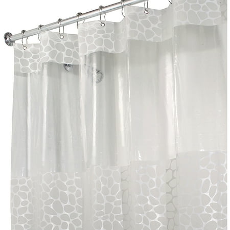 InterDesign Pebblz View PEVA Shower Curtain