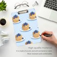 thumbnail image 3 of FORMRS Acrylic Clipboard with Low Profile Clip Standard A4 Letter Size, 12.5" x 9", Blueberry Pancake Pattern, 3 of 8