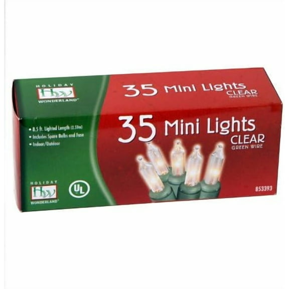 35-Count Clear Christmas Light Set$$Tools & Hardware Other
