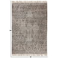 thumbnail image 2 of Casavani Black Cotton Carpet Indian Flat Weave Dhurrie Bedroom Area Kilim 11x11 Feet, 2 of 5