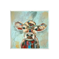 Brushed Painting Cow Animal Animals & Insects Painting Unframed Art Print Wall Art