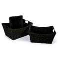thumbnail image 1 of Truu Design, Braided Grass Storage Baskets, Set of 3, 1 of 6