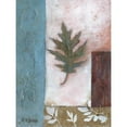 thumbnail image 3 of Green-Aldridge, W. 15x18 Black Modern Framed Museum Art Print Titled - Painterly Leaf Collage I, 3 of 5