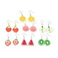 thumbnail image 2 of Cute Fruit/Vegetable Drop Earrings - Strawberry, Pineapple, Kiwi, etc., 2 of 11