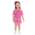 thumbnail image 6 of Marie Toddler Girls' Short Sleeve Graphic Tee and Matching Ruffle Shorts Set, 2-Piece, Sizes 12M-5T, 6 of 7