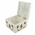 thumbnail image 3 of Marble Jewelry Box Inlay Taj Mahal Floral Design Gift Décor, 3 of 3