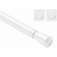 thumbnail image 1 of Tringle à Rideau à Tension - Tringle de Douche Réglable, Tringle à Rideau Sans Perçage Extensible à Ressort, Tringles à Tension pour Entrée, Garde-Robe, Fenêtre, 1 of 7