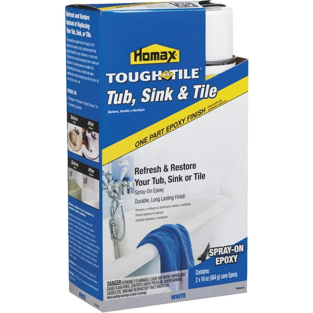 Homax Tough As Tile Tub, What Kind Of Spray Paint To Use On Bathtub