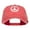 Red, variant on Peace Symbol Embroidered Washed Cap - Navy OSFM