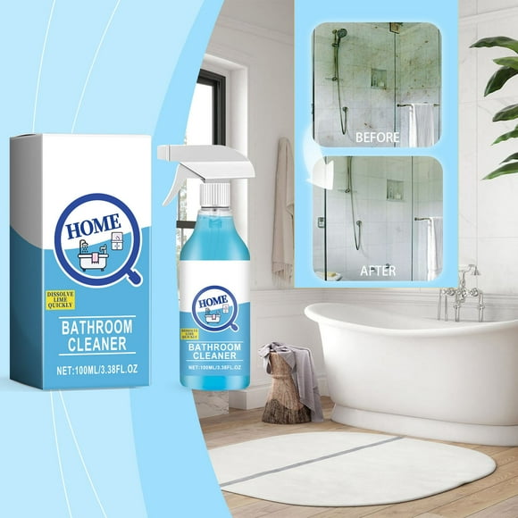 jhiwgzj 100ml Gentle Bathroom Cleaner Wall Toilet Stain Remover Effortless Water Dirt Eliminator