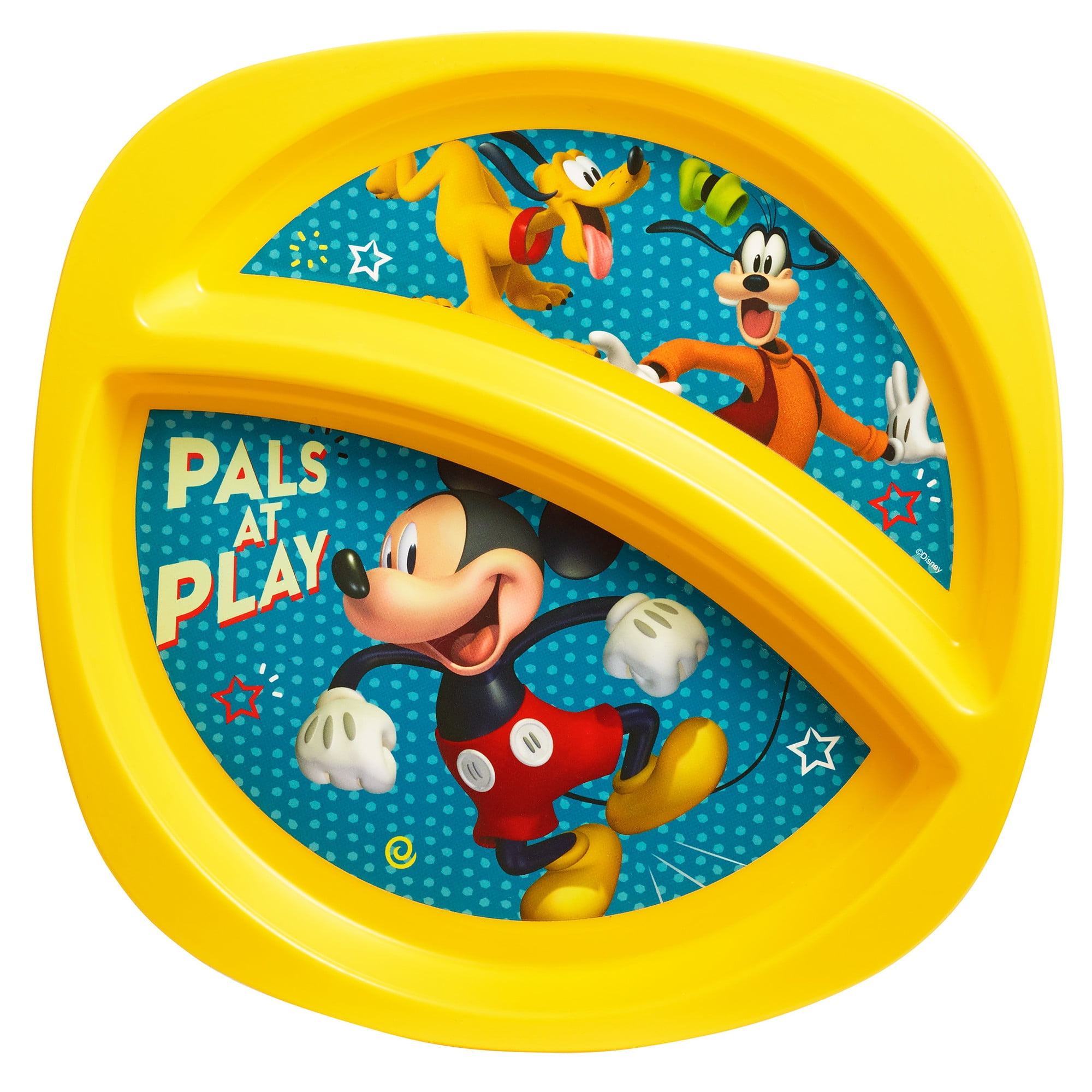 Disney Mickey Mouse Divided Toddler Plate
