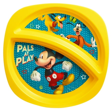 Disney Mickey Mouse Divided Toddler Plate