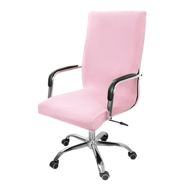 Unique Bargains Removable Office Computer Swivel Chair Cover, Pink