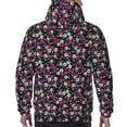 thumbnail image 7 of Uemuo Daisies Flowers Pattern Men's Hoodie - Casual Pullover Hoodie with Kangaroo Pocket, Stylish Hooded Sweatshirt for Everyday Wear-XX-Large, 7 of 7