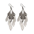 thumbnail image 1 of Qarigey Paquete de 2 pendientes accesorio de moda barroca regalo creativo del día de San Valentín oro Ropa, zapatos y accesorios Miscelánea Negro Qarigey AP009389-02, 1 of 6