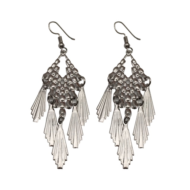 Qarigey Paquete de 2 pendientes accesorio de moda barroca regalo creativo del día de San Valentín oro Ropa, zapatos y accesorios Miscelánea Negro Qarigey AP009389-02