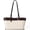 Coffee Brown, variant on For Women and Girls Canvas PU Leather Tote Bag Adjustable Strap Underarm Bag Casual Shoulder Bag with Magnetic Closure 12.20Ă—5.12Ă—7.09 in 1.04 lb