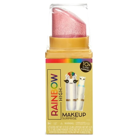 Rainbow Surprise Makeup Surprise – Create DIY Slime with Lipstick