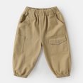 thumbnail image 6 of Hessimy Boys Hiking Cargo Pants Quick Dry Joggers Pull On 6-12 Months 12-24 Months 2T 3T 4T 5T 6T 7T 8T 9T Children(Khaki,3-4 Years), 6 of 6