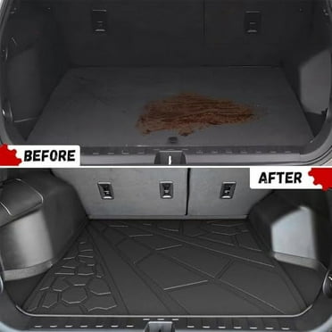 Floor Mats Fit for 2018-2024 GMC Terrain/Chevy Equinox (Not fit EV Models) Custom Fit TPE All Weather Front & 2nd &Trunk Mat Full Set Floor Liners
